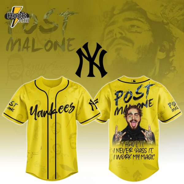 New York Yankees x Post Malone Tour Jersey 2025 Editions Limited Selling Out Fast