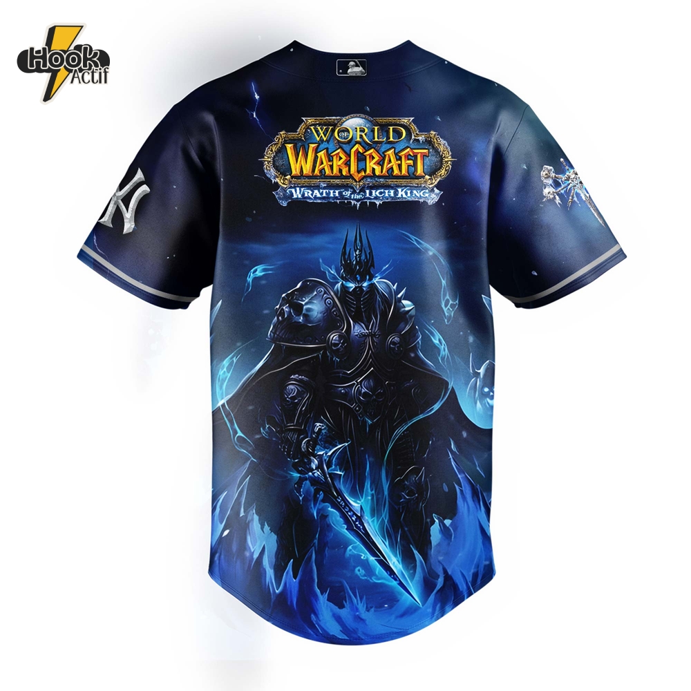 New York Yankees x Warcraft "Wrath of the Lich King" Baseball Jersey New York Yankees x Warcraft "Wrath of the Lich King" Baseball Jersey