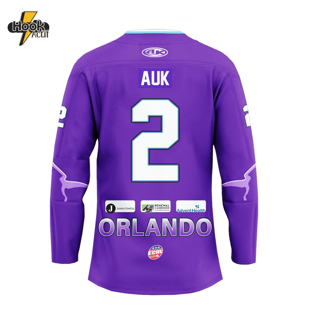 Orlando Solar Bears Throwback Night Special Hockey Jersey Orlando Solar Bears Throwback Night Special Hockey Jersey