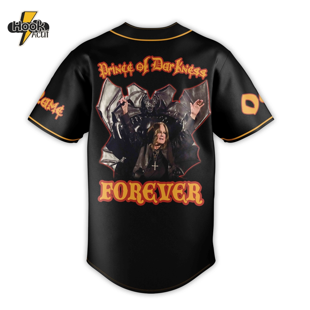 Ozzy Osbourne "Prince of Darkness" Baseball Jersey Ozzy Osbourne "Prince of Darkness" Baseball Jersey