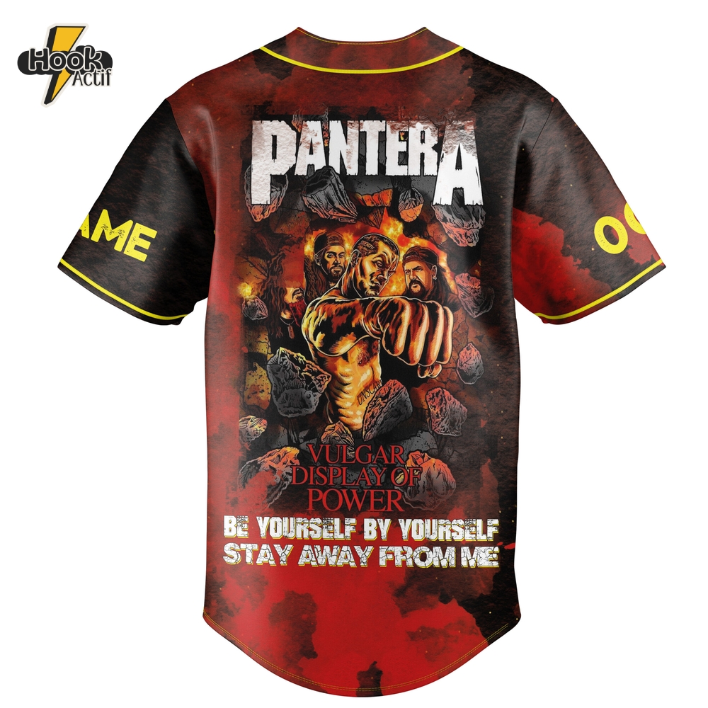 Pantera The Heaviest Tour Of The Summer 2025 Baseball Jersey Pantera The Heaviest Tour Of The Summer 2025 Baseball Jersey