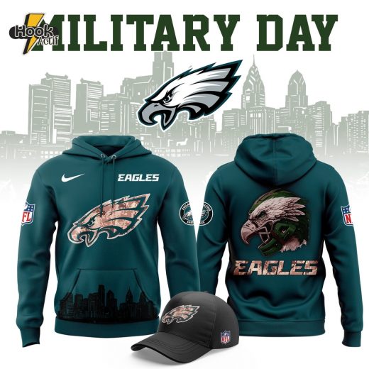 Philadelphia Eagles 2025 Military Day Limited Edition Hoodie Set