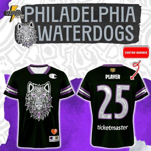 Philadelphia Waterdogs Indigenous Heritage Custom Foootbal Jersey