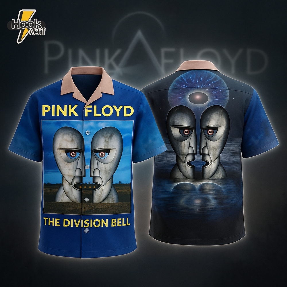 Pink Floyd "The Division Bell" Special Hawaiian Shirt Pink Floyd "The Division Bell" Special Hawaiian Shirt
