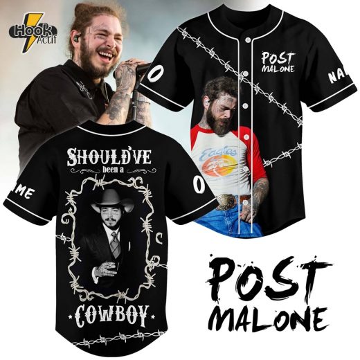 Post Malone "SHOULD'VE BEEN A COWBOY" Baseball Jersey