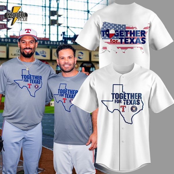 Rangers and Astros Together for Texas 2025 Limited Edition Jersey
