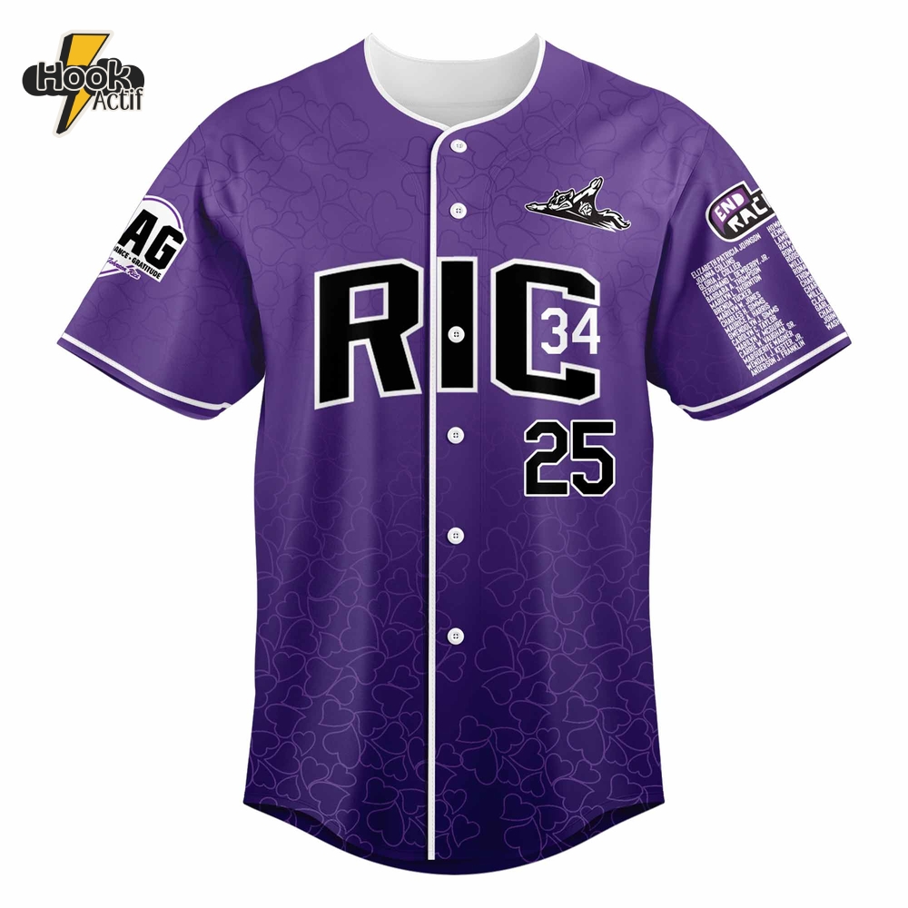 Richmond Flying Squirrels Honoring the Richmond 34 65 years Baseball Jersey Richmond Flying Squirrels Honoring the Richmond 34 65 years Baseball Jersey