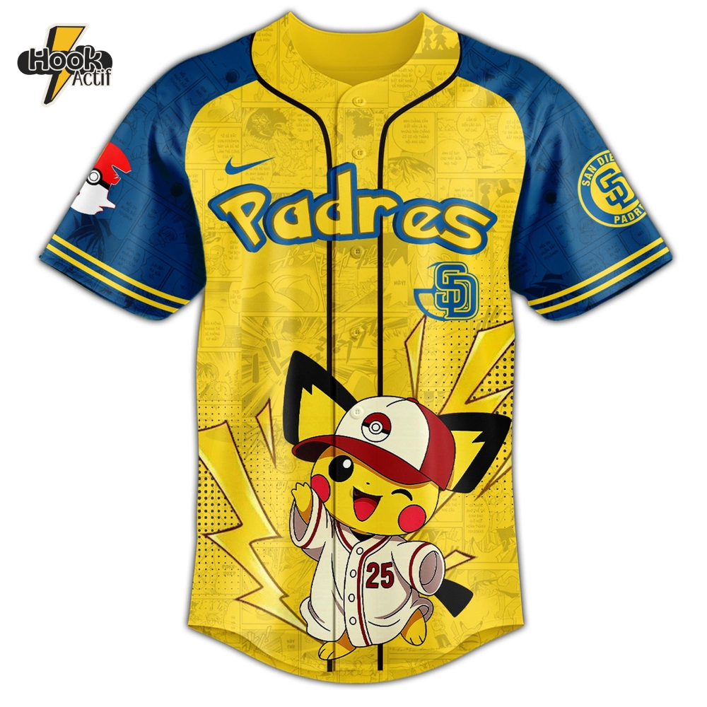 San Diego Padres x Pokémon GO Night 2025 Limited Edition Jersey San Diego Padres x Pokémon GO Night 2025 Limited Edition Jersey