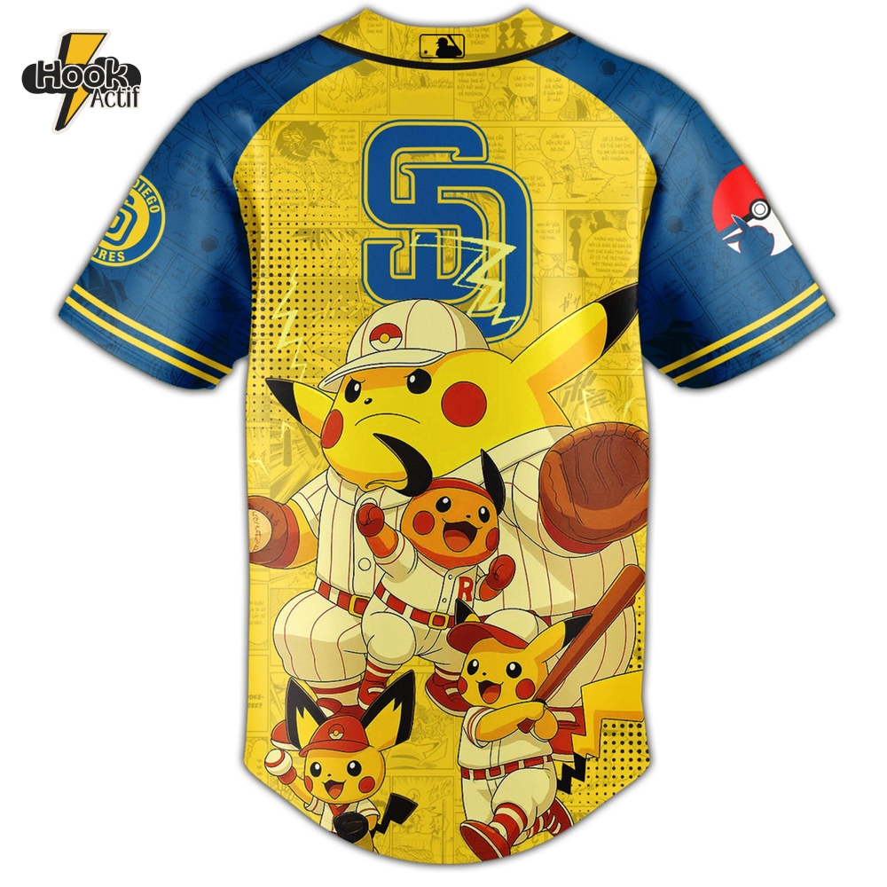 San Diego Padres x Pokémon GO Night 2025 Limited Edition Jersey San Diego Padres x Pokémon GO Night 2025 Limited Edition Jersey