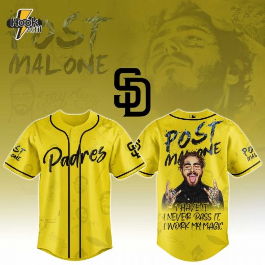 San Diego Padres x Post Malone Tour Jersey 2025 Editions Limited Selling Out Fast