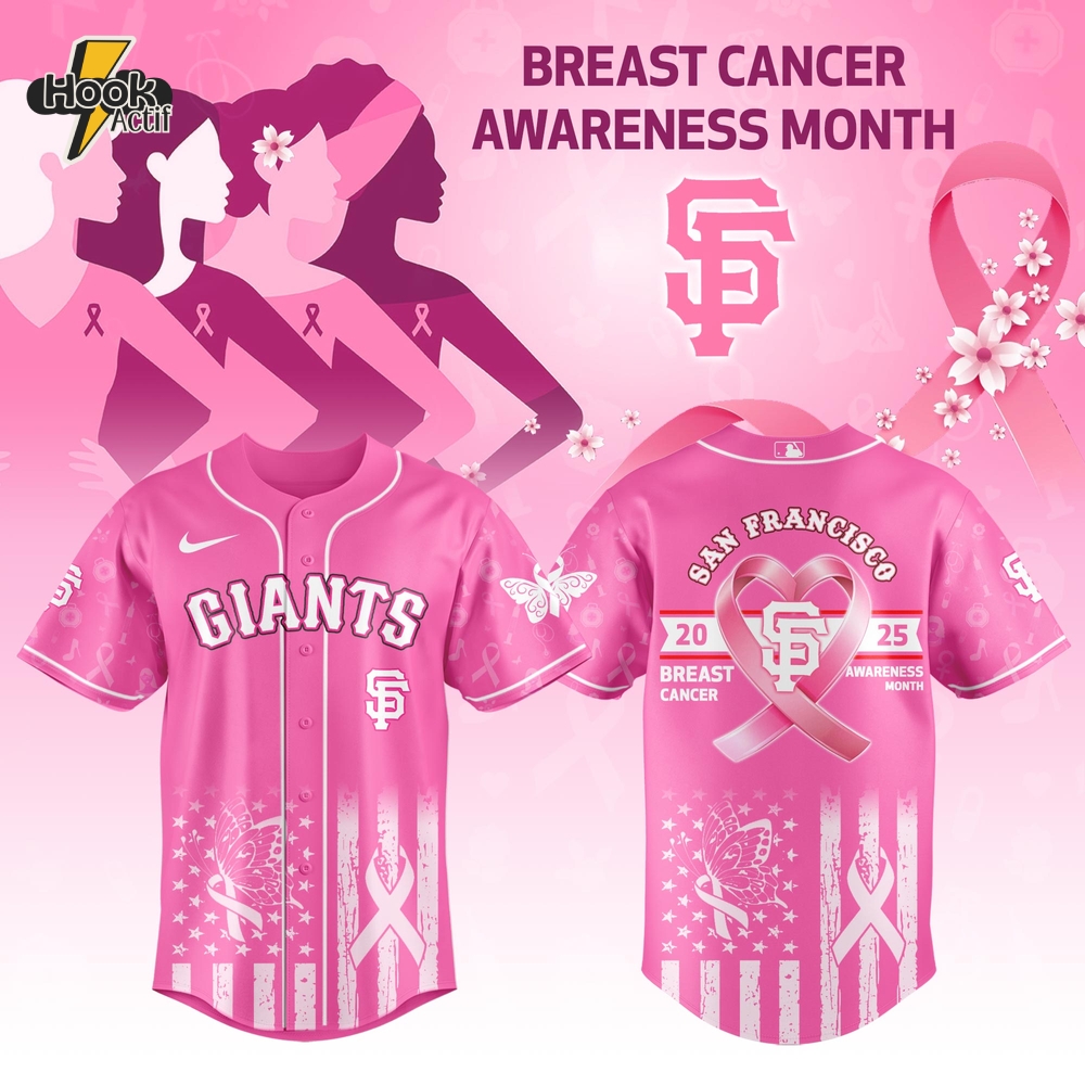 San Francisco Giants MLB x Breast Cancer Awareness Month Jersey 2025 San Francisco Giants MLB x Breast Cancer Awareness Month Jersey 2025