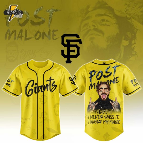San Francisco Giants x Post Malone Tour Jersey 2025 Editions Limited Selling Out Fast