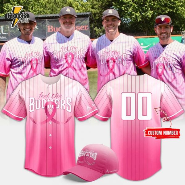 Schaumburg Boomers Cancer Awareness Personalized Baseball Jersey