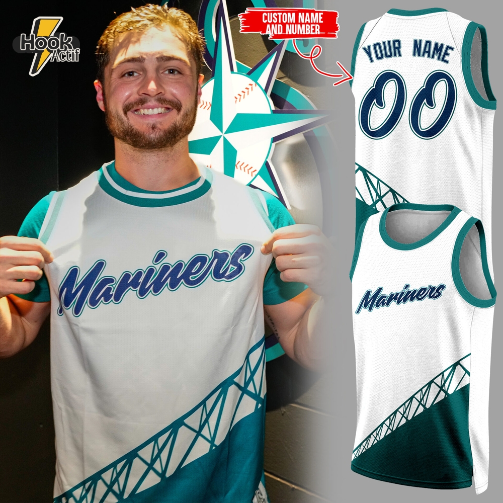 Seattle Mariners Custom Basketball Jersey-Limited Edition Seattle Mariners Custom Basketball Jersey-Limited Edition