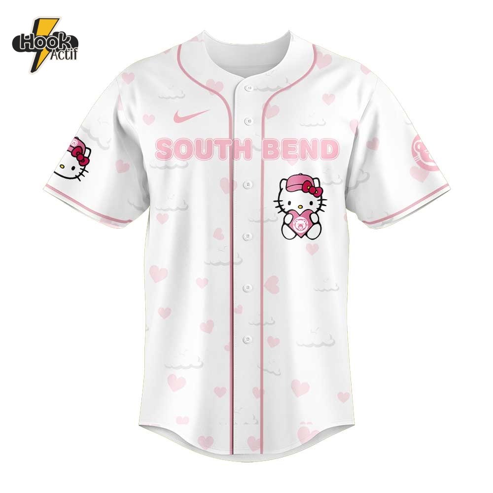 South Bend Cubs Hello Kitty Night 2025 Baseball Jersey South Bend Cubs Hello Kitty Night 2025 Baseball Jersey