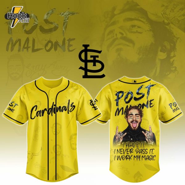 St. Louis Cardinals x Post Malone Tour Jersey 2025 Editions Limited Selling Out Fast