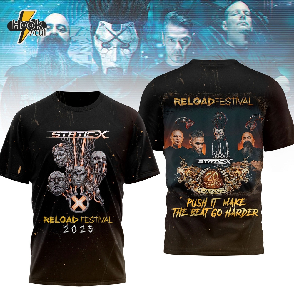 Static-X Reload Festival T-shirt Static-X Reload Festival T-shirt