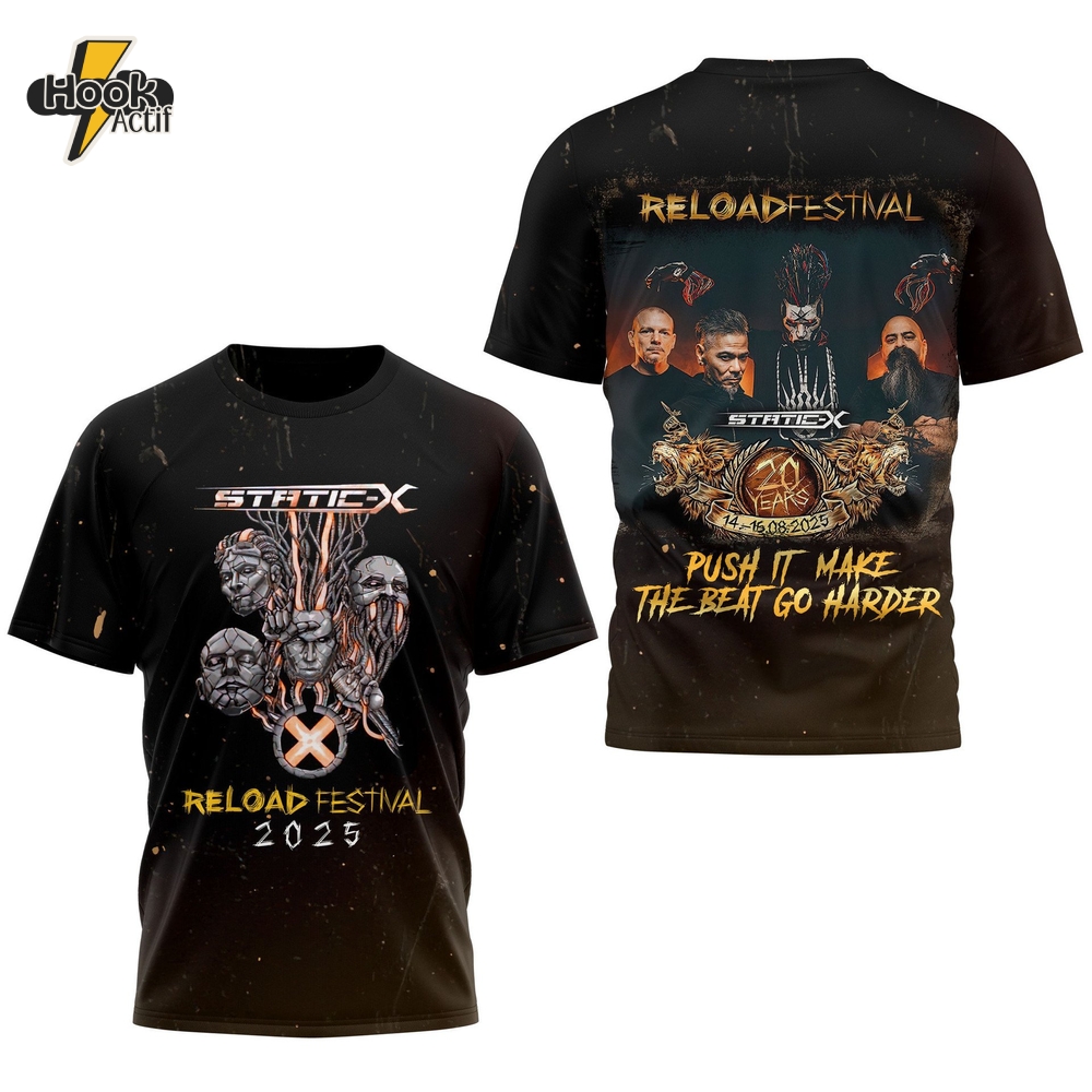 Static-X Reload Festival T-shirt Static-X Reload Festival T-shirt