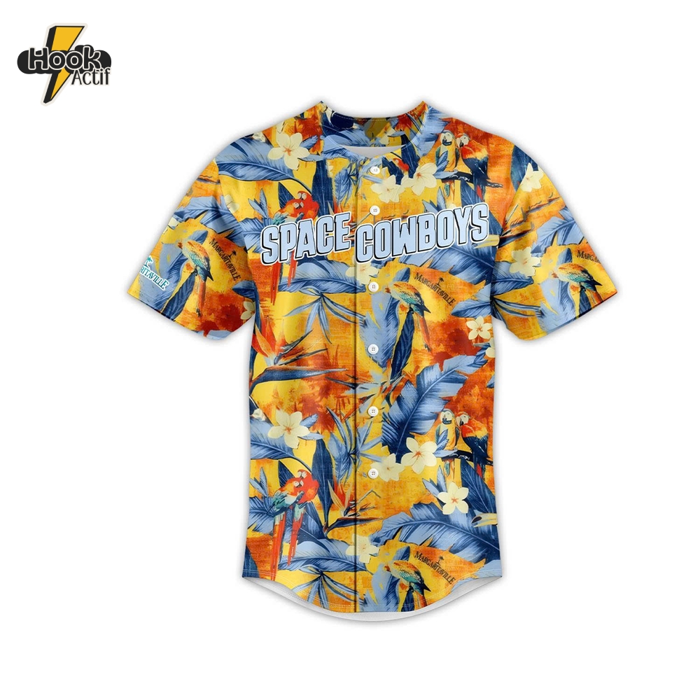 Sugar Land Space Cowboys Margaritaville Night 2025 Custom Baseball Jersey Sugar Land Space Cowboys Margaritaville Night 2025 Custom Baseball Jersey