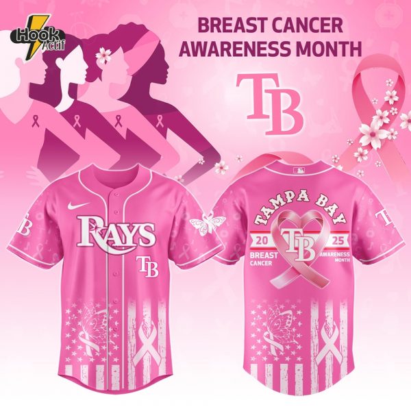Tampa Bay Rays MLB x Breast Cancer Awareness Month Jersey 2025