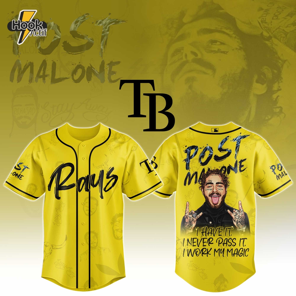 Tampa Bay Rays x Post Malone Tour Jersey 2025 Editions Limited Selling Out Fast Tampa Bay Rays x Post Malone Tour Jersey 2025 Editions Limited Selling Out Fast