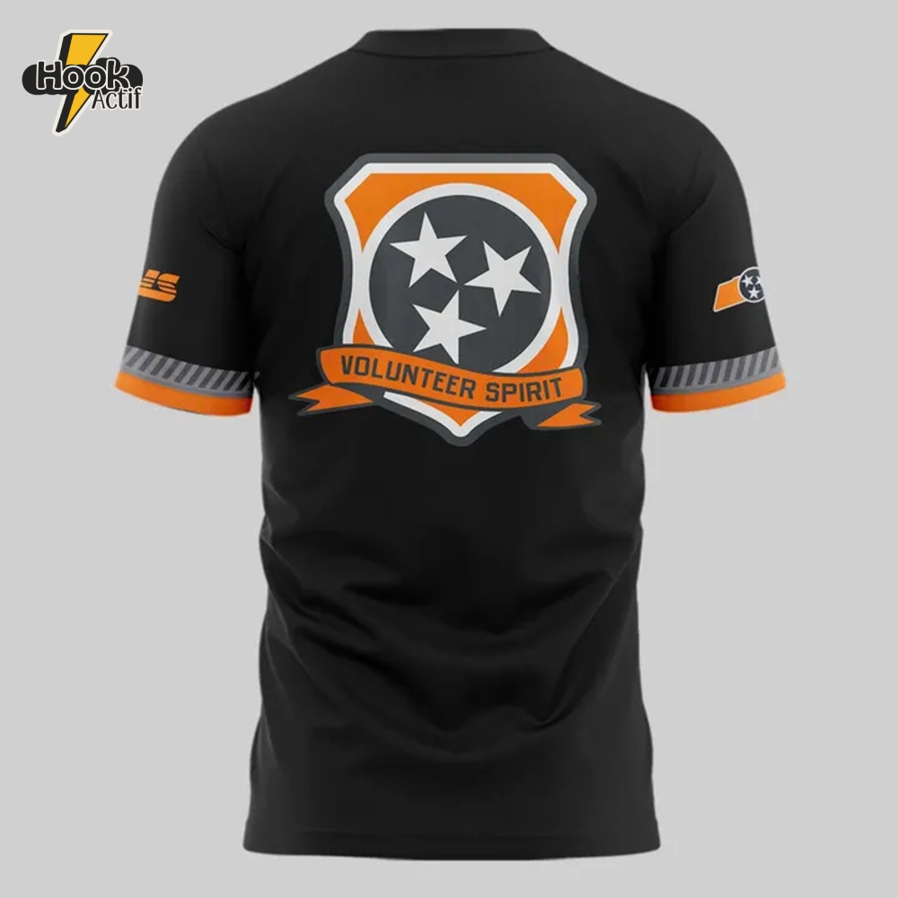 Tennessee Volunteers Smoke Grey Volunteer Spirit Shirt Tennessee Volunteers Smoke Grey Volunteer Spirit Shirt