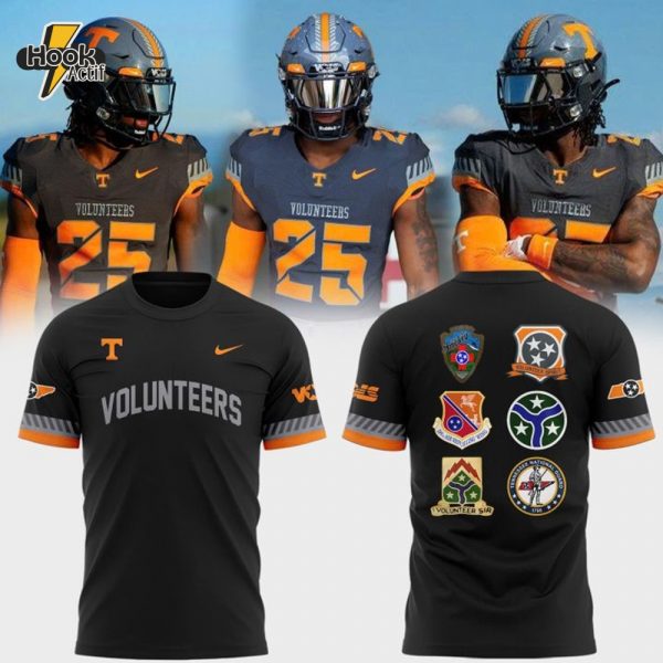 Tennessee Volunteers Smoke Grey Volunteer Spirit Special Black Tee