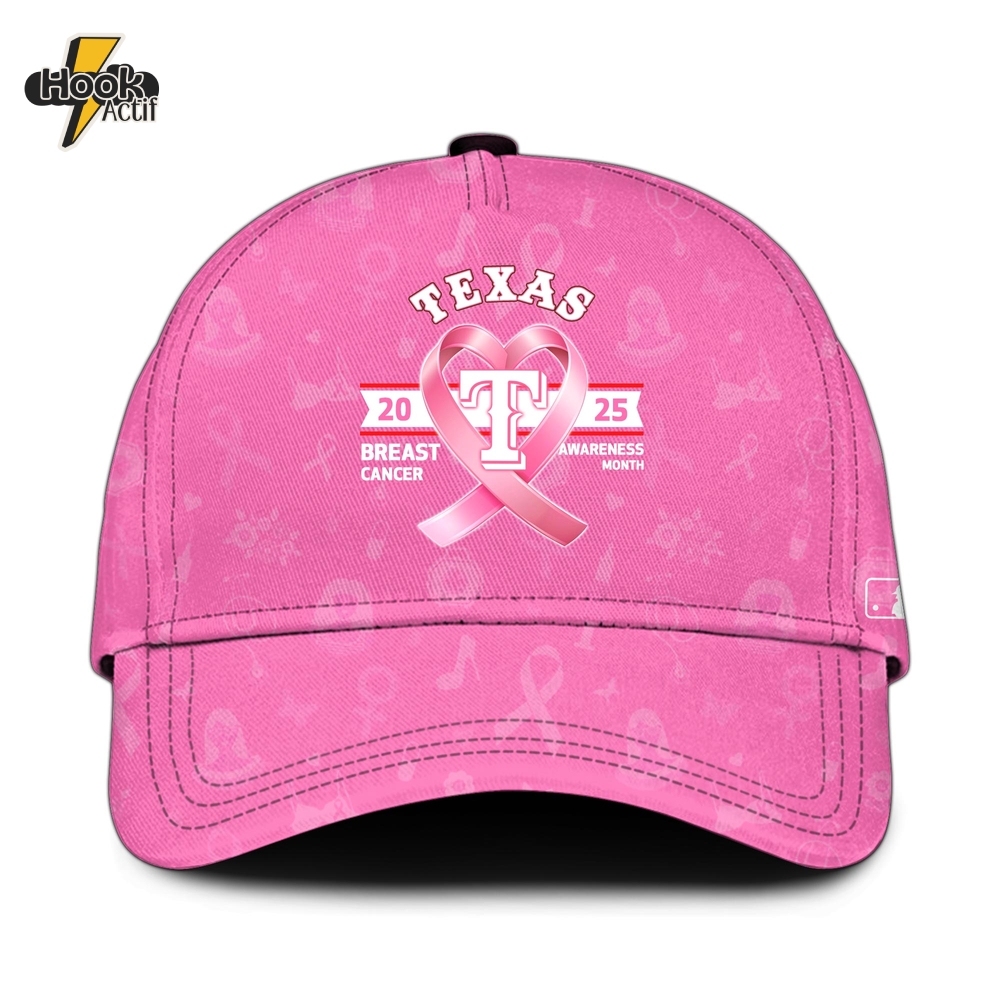 Texas Rangers MLB x Breast Cancer Awareness Month Jersey 2025 Texas Rangers MLB x Breast Cancer Awareness Month Jersey 2025