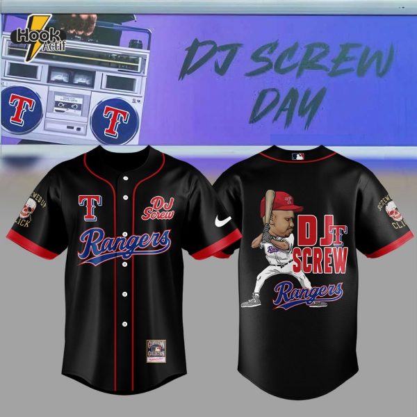 Texas Rangers x DJ Screw 2025 Special Baseball Jersey