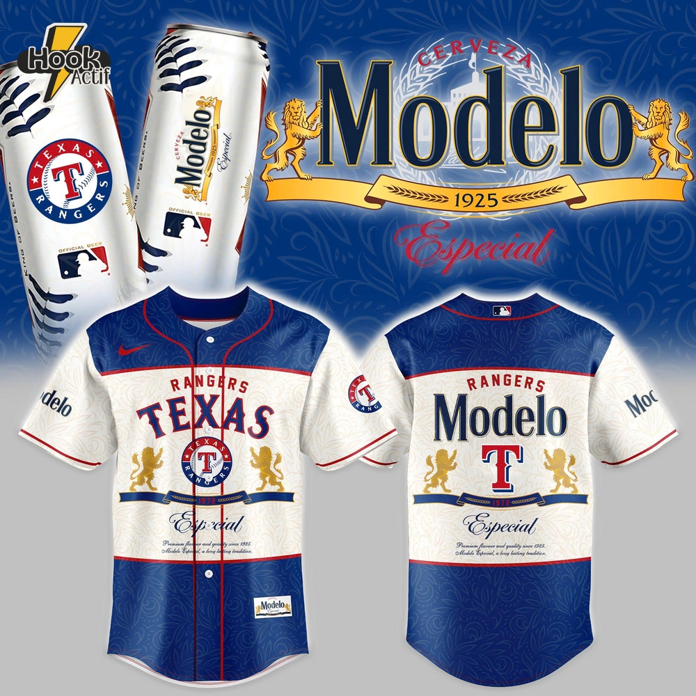Texas Rangers x Modelo Version 2025 Special Baseball Jersey Texas Rangers x Modelo Version 2025 Special Baseball Jersey