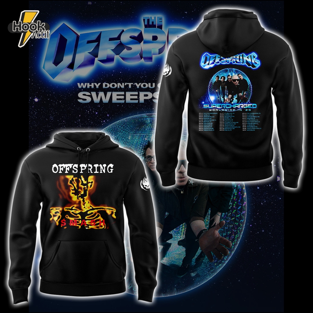 The Offspring "SMASH" Tour 2025 Limited Edition Hoodie The Offspring "SMASH" Tour 2025 Limited Edition Hoodie