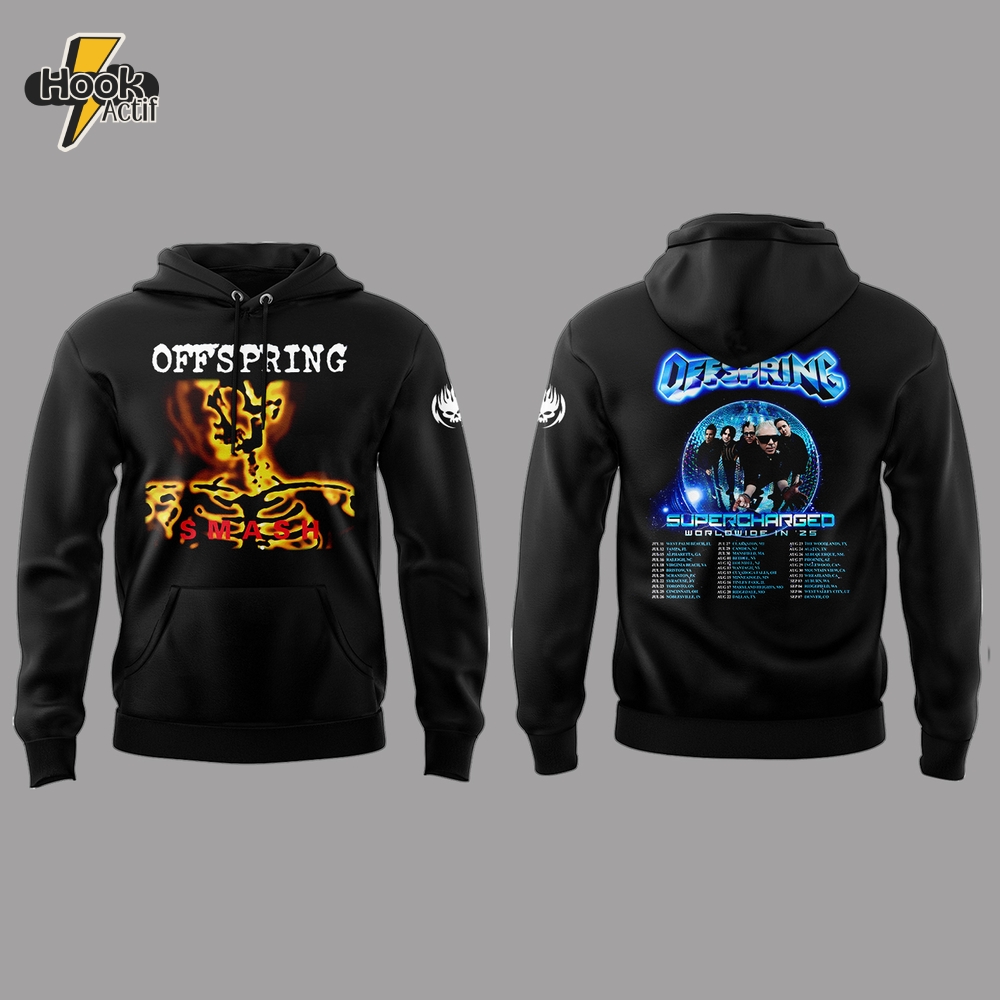 The Offspring "SMASH" Tour 2025 Limited Edition Hoodie The Offspring "SMASH" Tour 2025 Limited Edition Hoodie