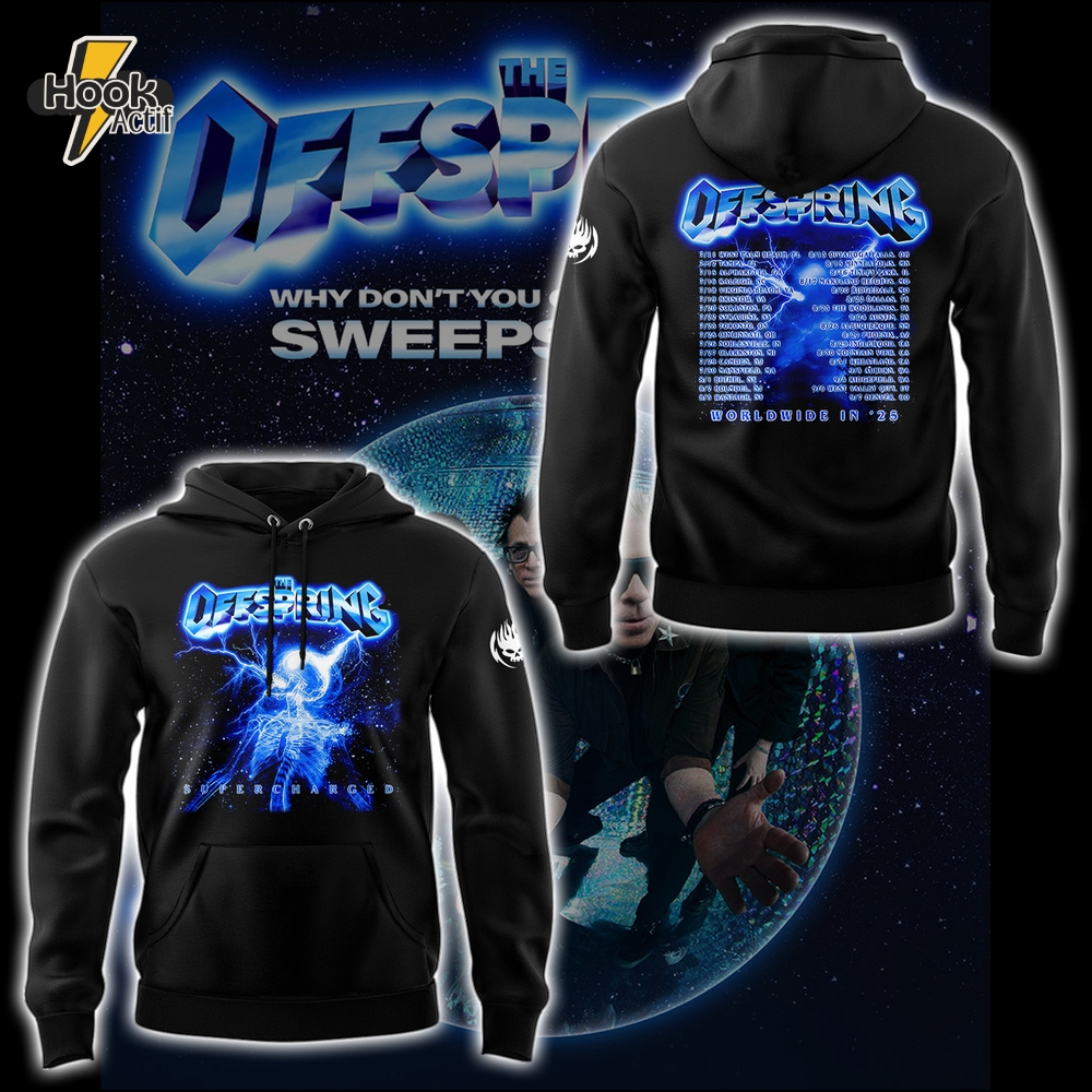The Offspring Supercharged Tour 2025 Hoodie The Offspring Supercharged Tour 2025 Hoodie