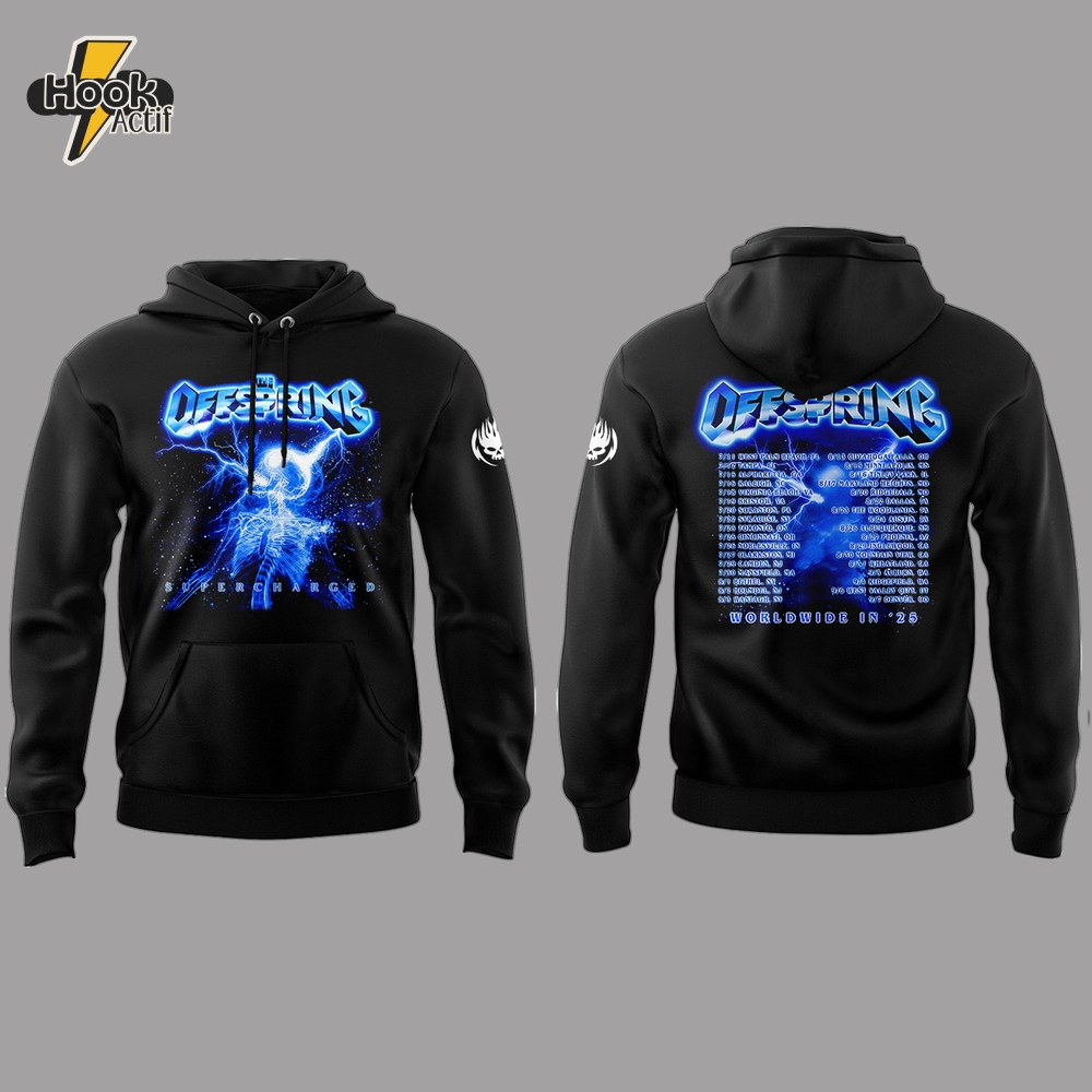 The Offspring Supercharged Tour 2025 Hoodie The Offspring Supercharged Tour 2025 Hoodie