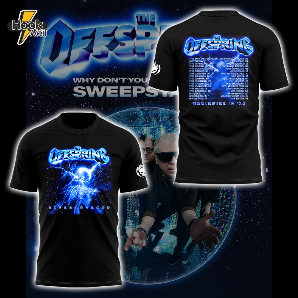 The Offspring Supercharged Tour 2025 Tee The Offspring Supercharged Tour 2025 Tee