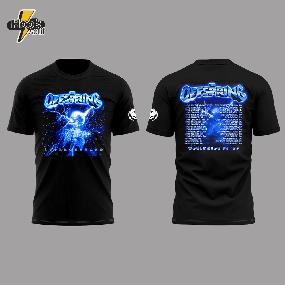 The Offspring Supercharged Tour 2025 Tee The Offspring Supercharged Tour 2025 Tee
