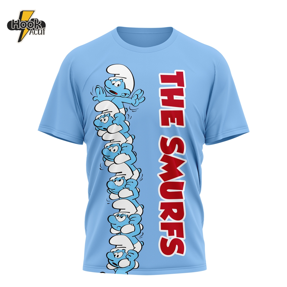 The Smurfs Blue Kid The On The Block Special Shirt The Smurfs Blue Kid The On The Block Special Shirt