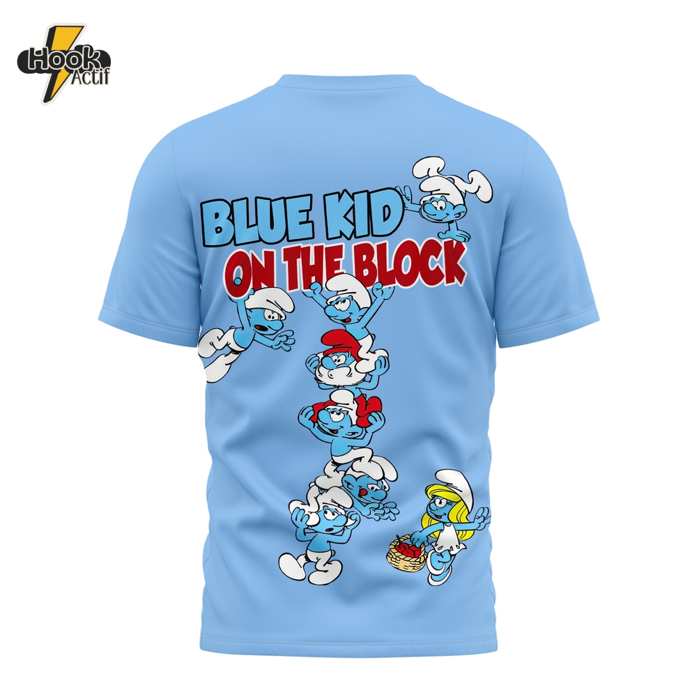 The Smurfs Blue Kid The On The Block Special Shirt The Smurfs Blue Kid The On The Block Special Shirt