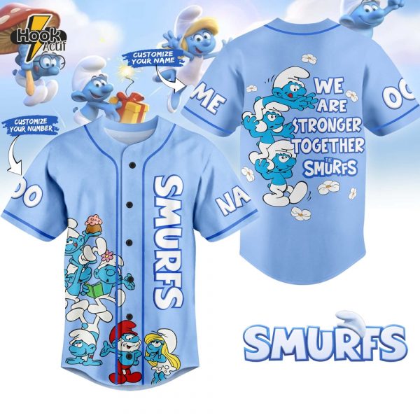 The Smurfs "Strong Together" Special Baseball Jersey