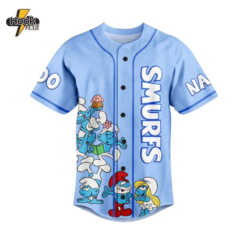 The Smurfs "Strong Together" Special Baseball Jersey The Smurfs "Strong Together" Special Baseball Jersey