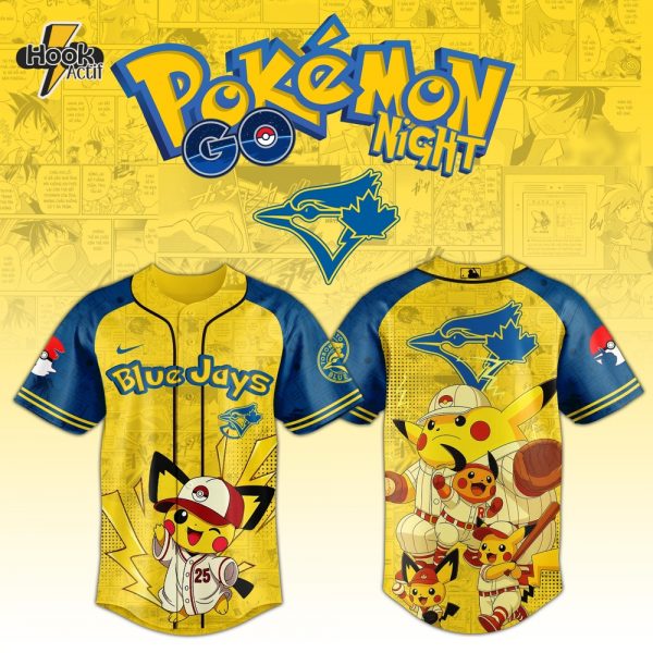 Toronto Blue Jays x Pokémon GO Night 2025 Limited Edition Jersey