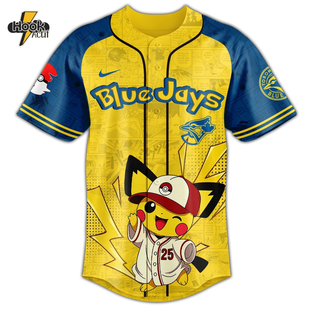 Toronto Blue Jays x Pokémon GO Night 2025 Limited Edition Jersey Toronto Blue Jays x Pokémon GO Night 2025 Limited Edition Jersey
