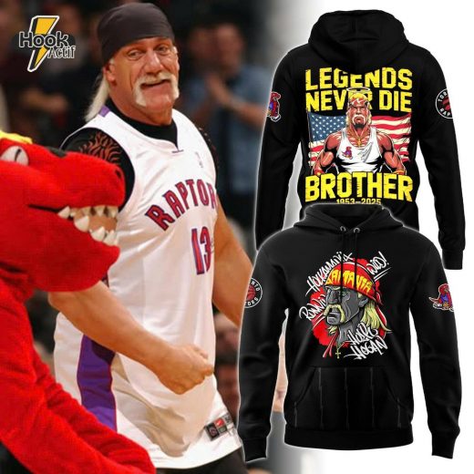 Toronto Raptors x Hulk Hogan 2025 Limited Edition Hoodie - Black