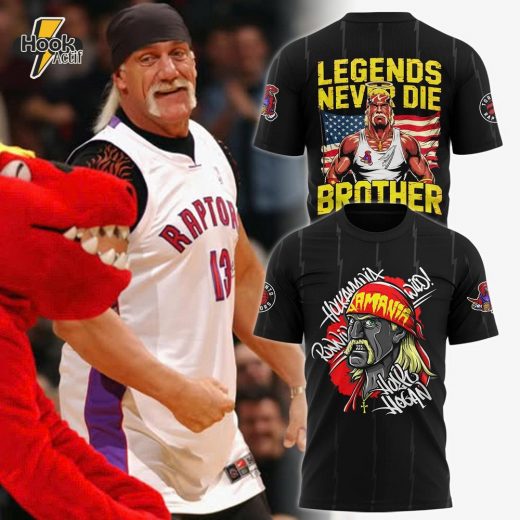Toronto Raptors x Hulk Hogan 2025 Limited Edition Shirt - Black