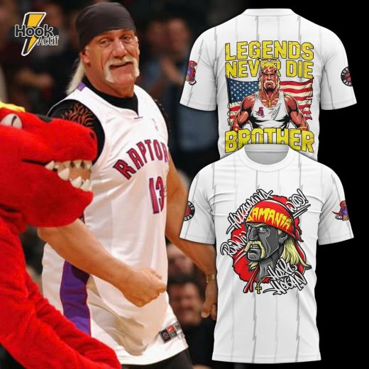 Toronto Raptors x Hulk Hogan 2025 Limited Edition Shirt - White