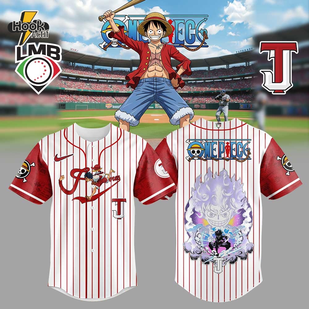 Toros de Tijuana x Straw Hat Luffy Gear 5 Baseball Jersey Toros de Tijuana x Straw Hat Luffy Gear 5 Baseball Jersey