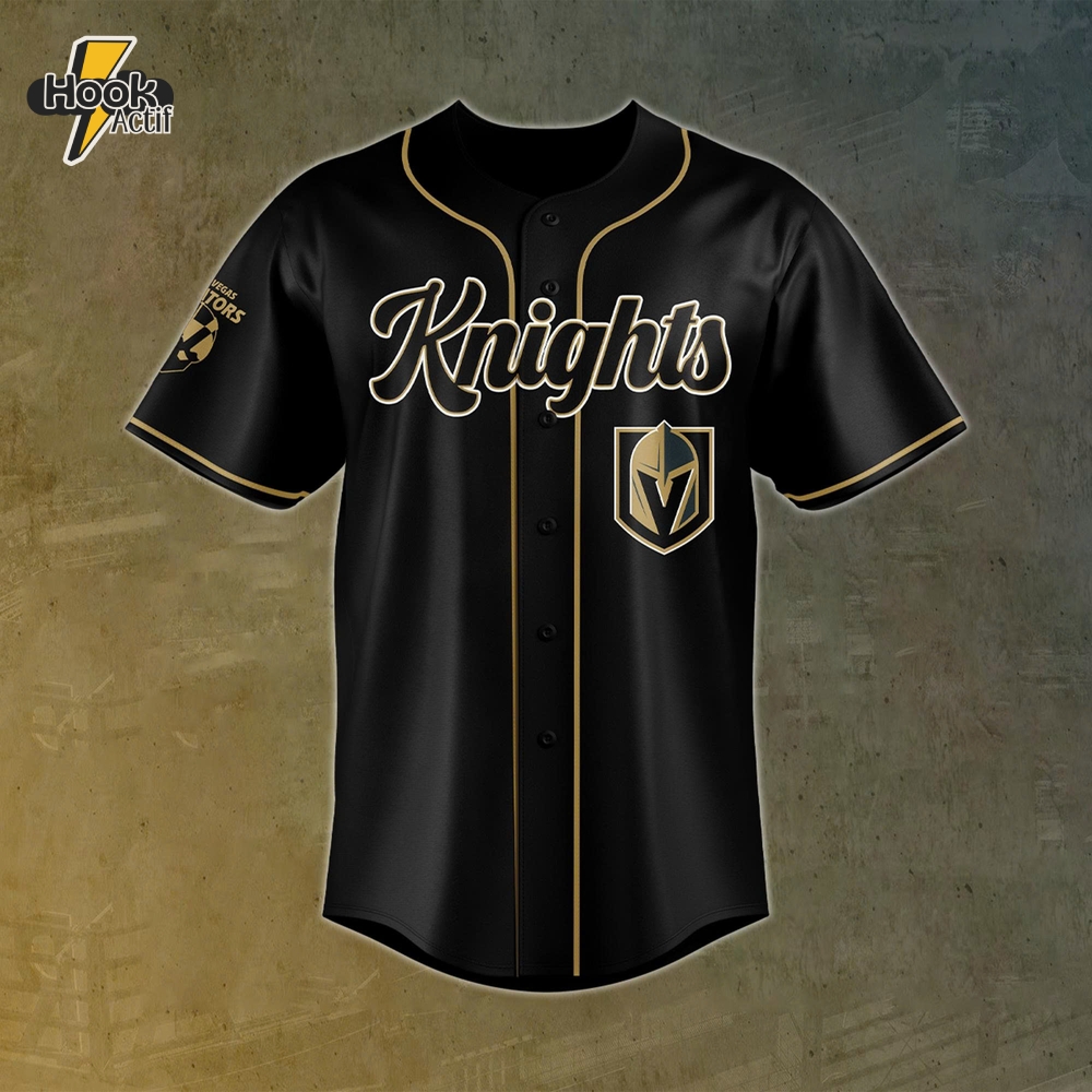 Vegas Golden Knights x Las Vegas Aviators Baseball Jersey Vegas Golden Knights x Las Vegas Aviators Baseball Jersey