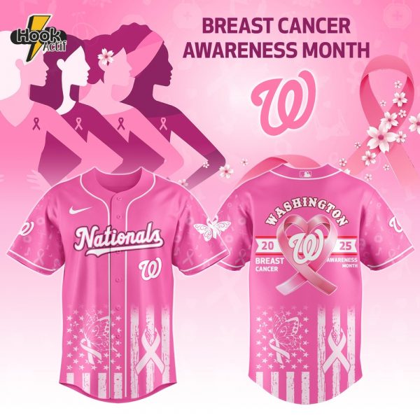 Washington Nationals MLB x Breast Cancer Awareness Month Jersey 2025