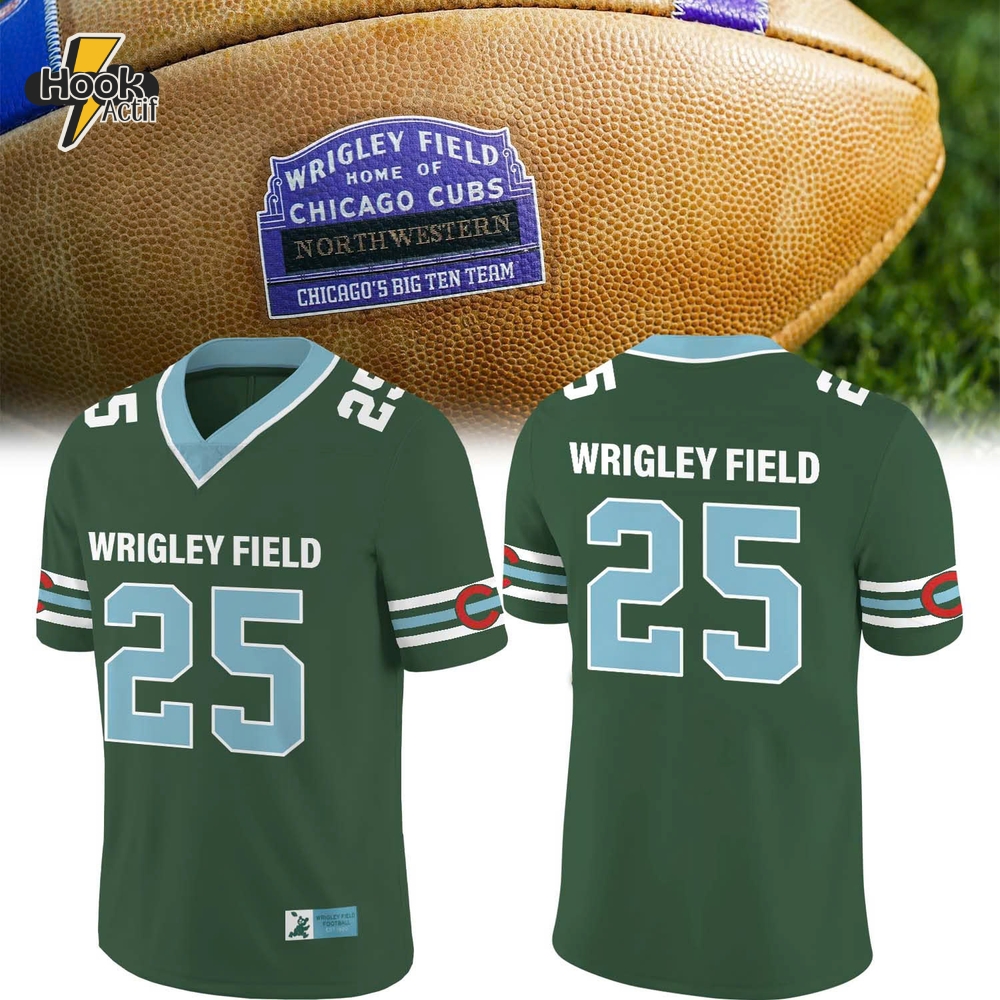 Wrigley Field Home Of Chicago Club Limited Football Jersey Wrigley Field Home Of Chicago Club Limited Football Jersey
