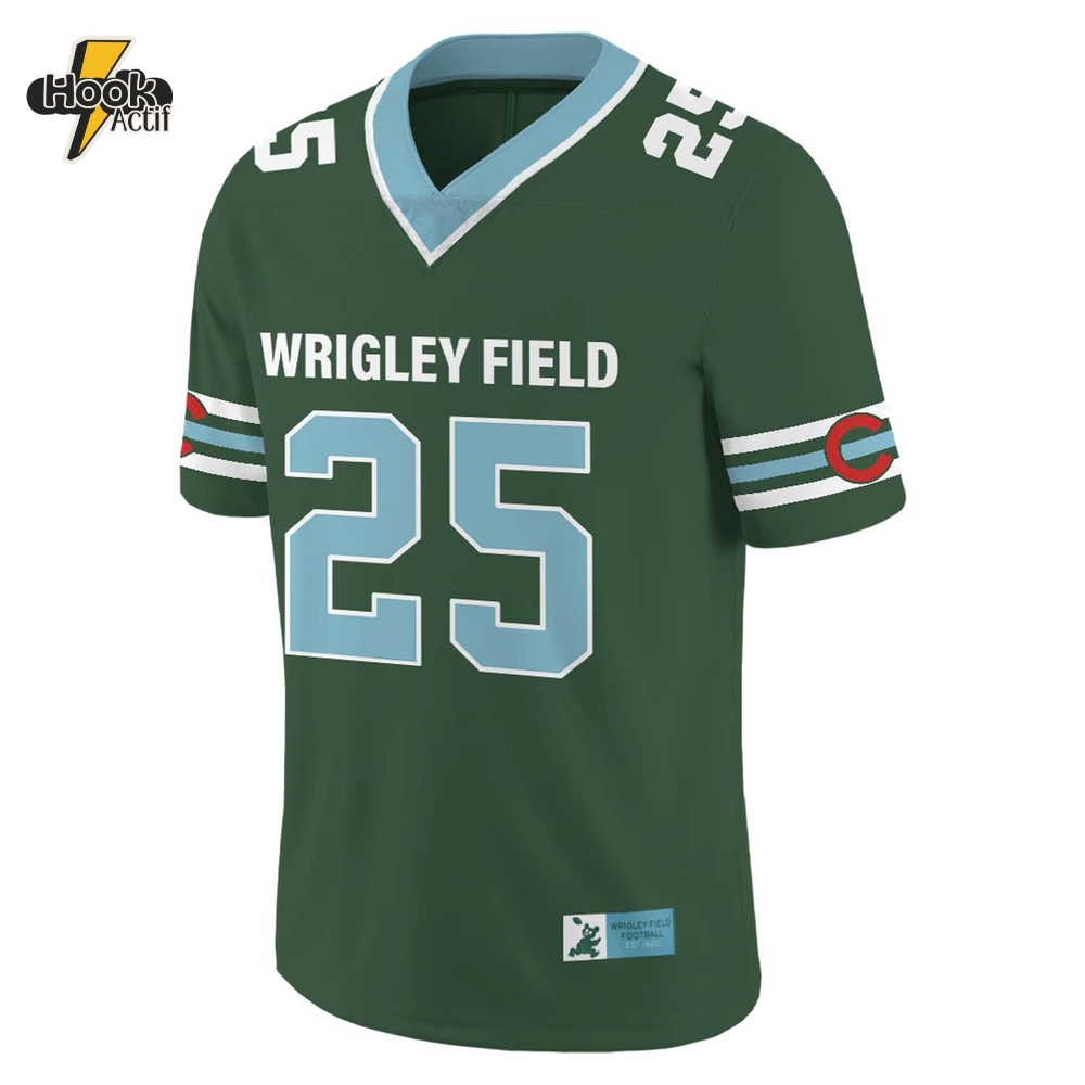 Wrigley Field Home Of Chicago Club Limited Football Jersey Wrigley Field Home Of Chicago Club Limited Football Jersey
